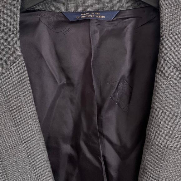 Brooks Brothers Saxxon Wool Madison 1818 Suit Jacket Size 46L - Picture 4 of 11